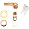 Prime-Line Prime-Line Bright Brass Gold Steel Cabinet/Drawer Lock U9942 - alternate 1